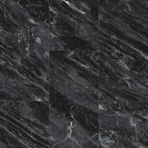 Клеевая кварц-виниловая плитка Fargo Stone LVT / 1804-3 Гранит Черный