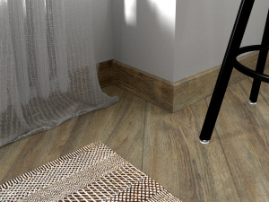 Fine Floor FF-1507/1407 Плинтус Дуб Карлин