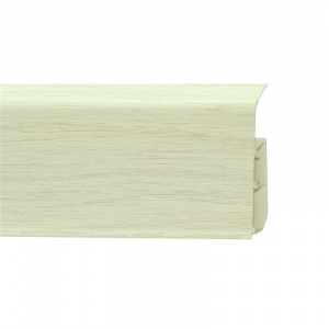 Пластиковый плинтус Royce 80 мм (2200x80x20) 321 Дуб Белый