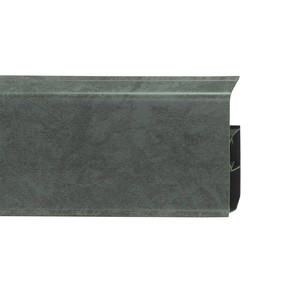 Пластиковый плинтус Royce 80 мм (2200x80x20) 340 Мрамор Темный
