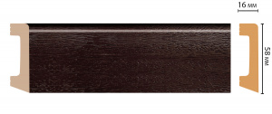 Плинтус композитный напольный DECOMASTER D234-433ДМ