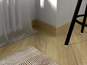 Fine Floor FF-1508/1408 Плинтус Дуб Квебек
