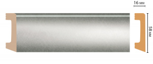 Плинтус композитный напольный DECOMASTER D234-373 ШК/15