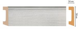 Плинтус композитный напольный DECOMASTER D234-84ДМ